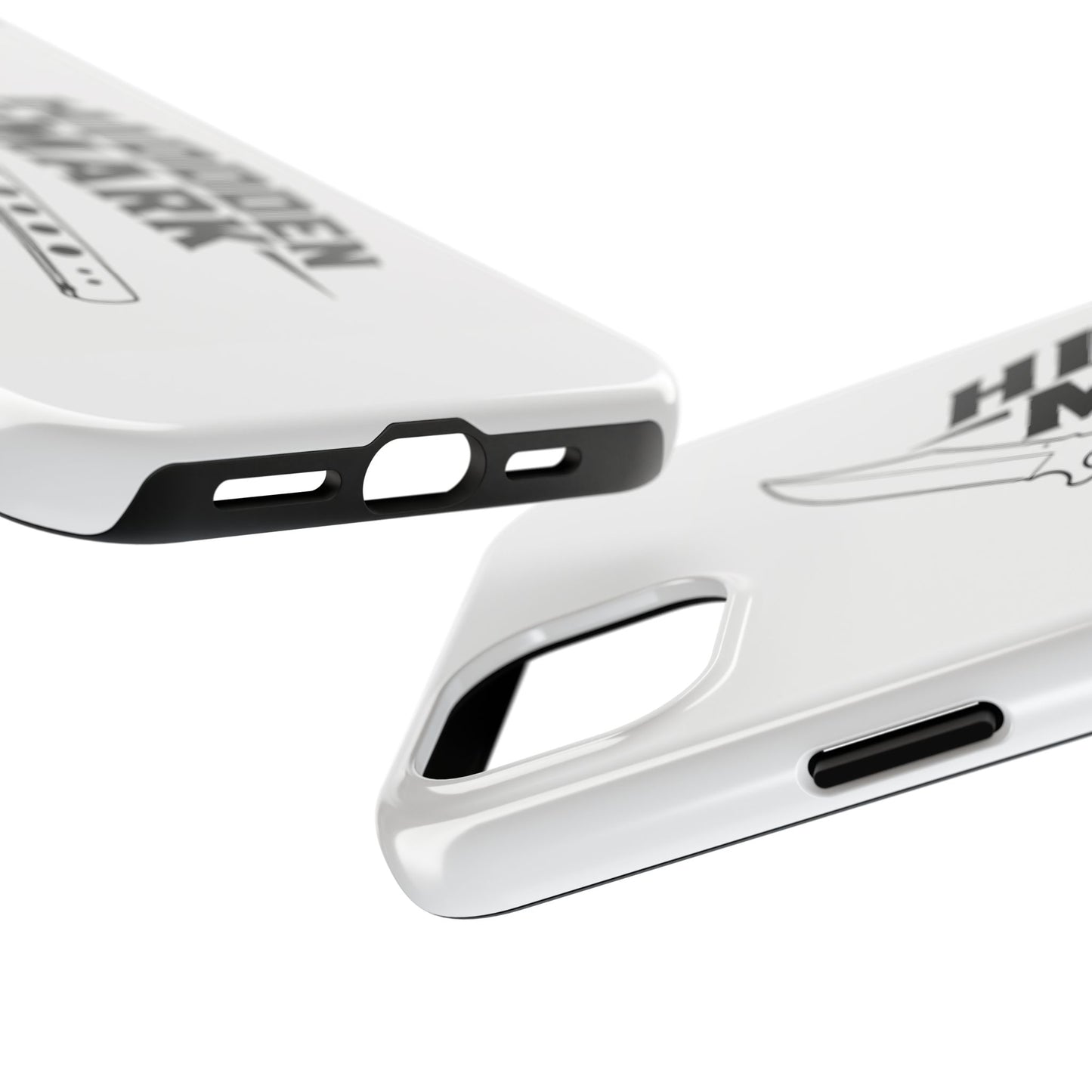Hidden Mark Butterfly Knife Phone Case