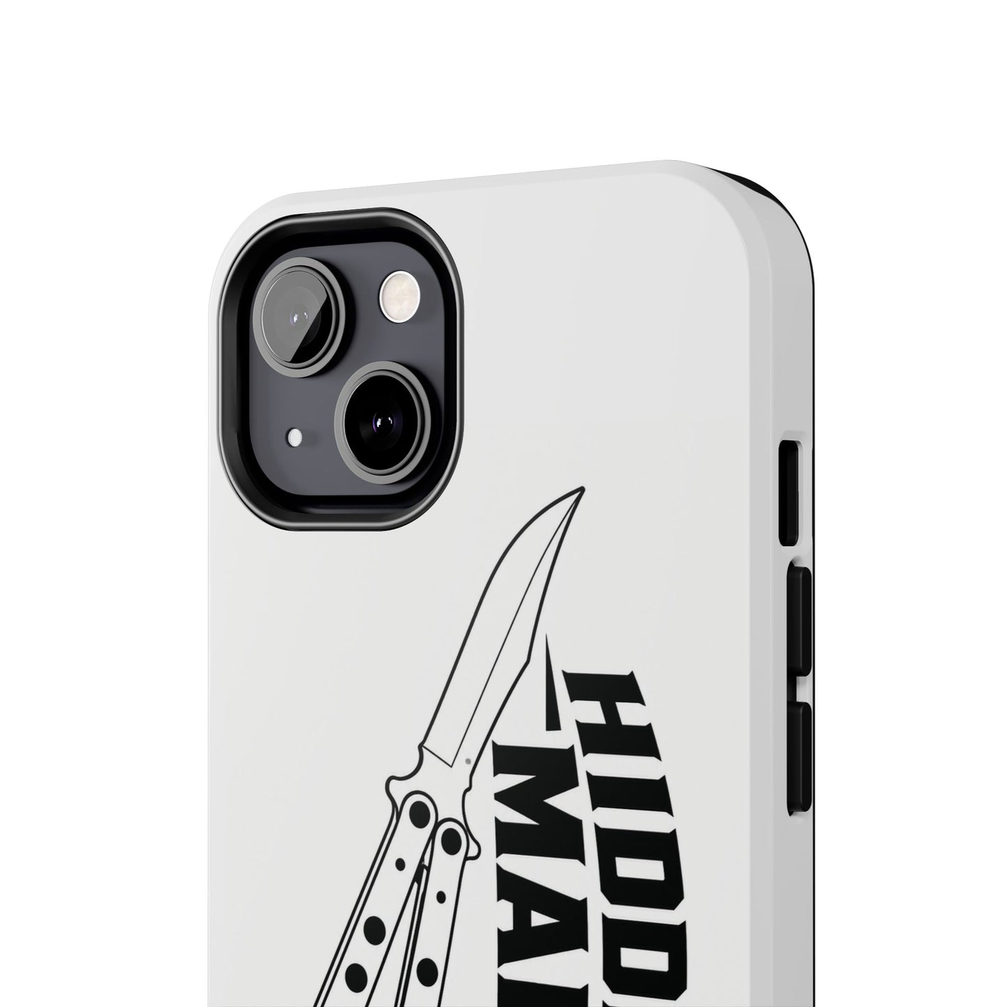 Hidden Mark Butterfly Knife Phone Case