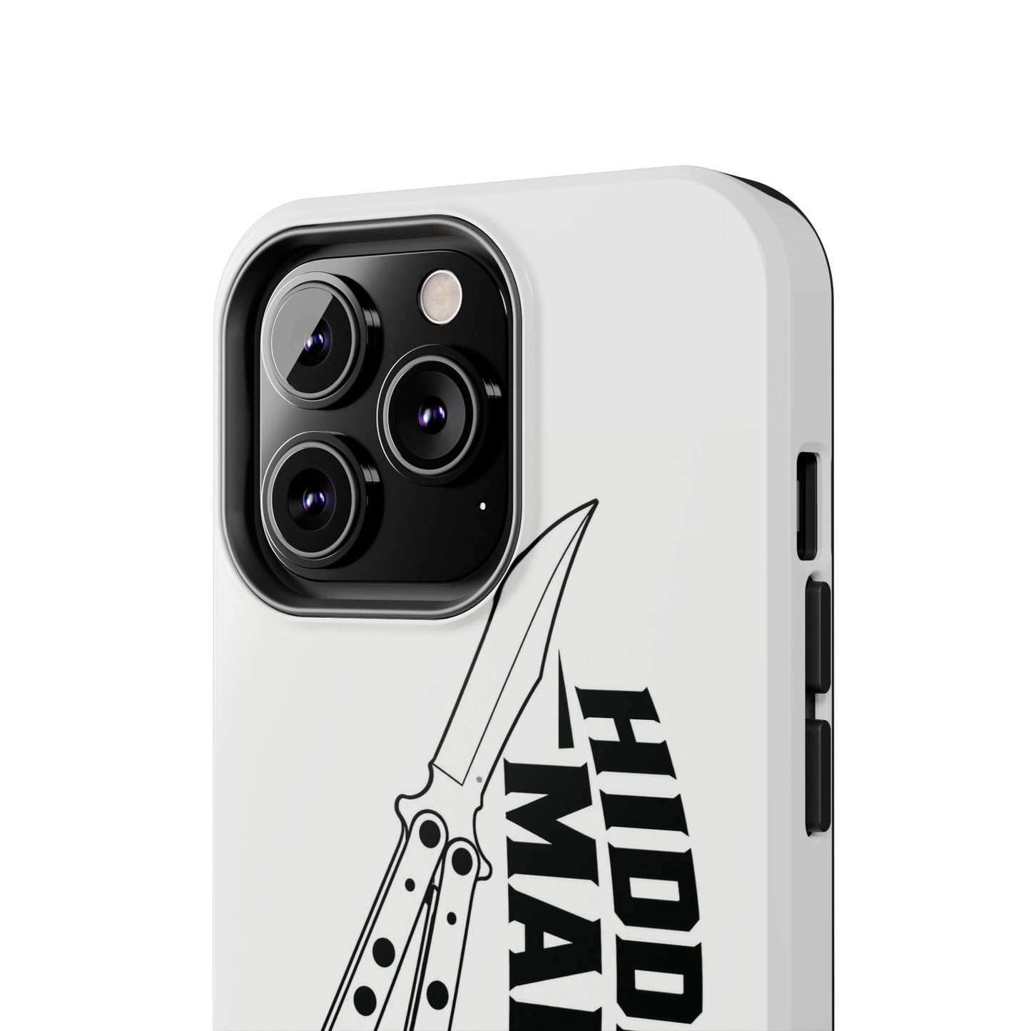 Hidden Mark Butterfly Knife Phone Case