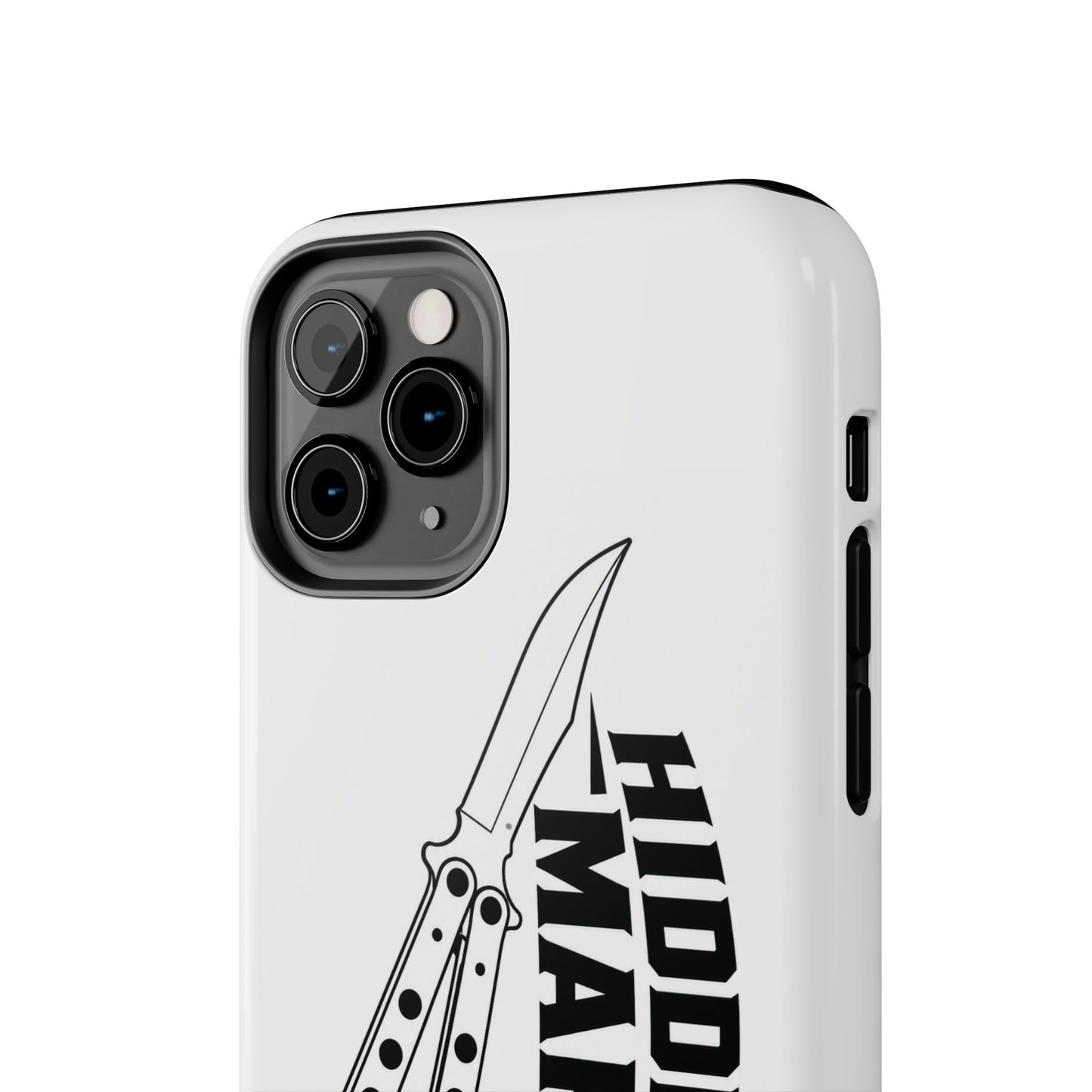 Hidden Mark Butterfly Knife Phone Case