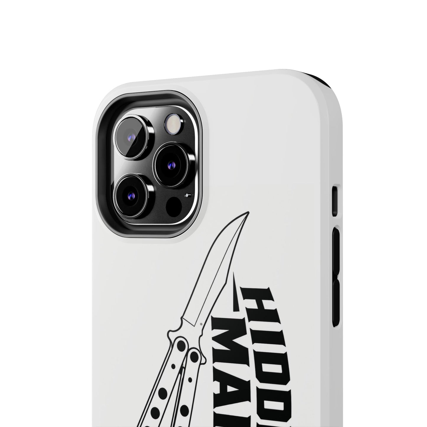 Hidden Mark Butterfly Knife Phone Case