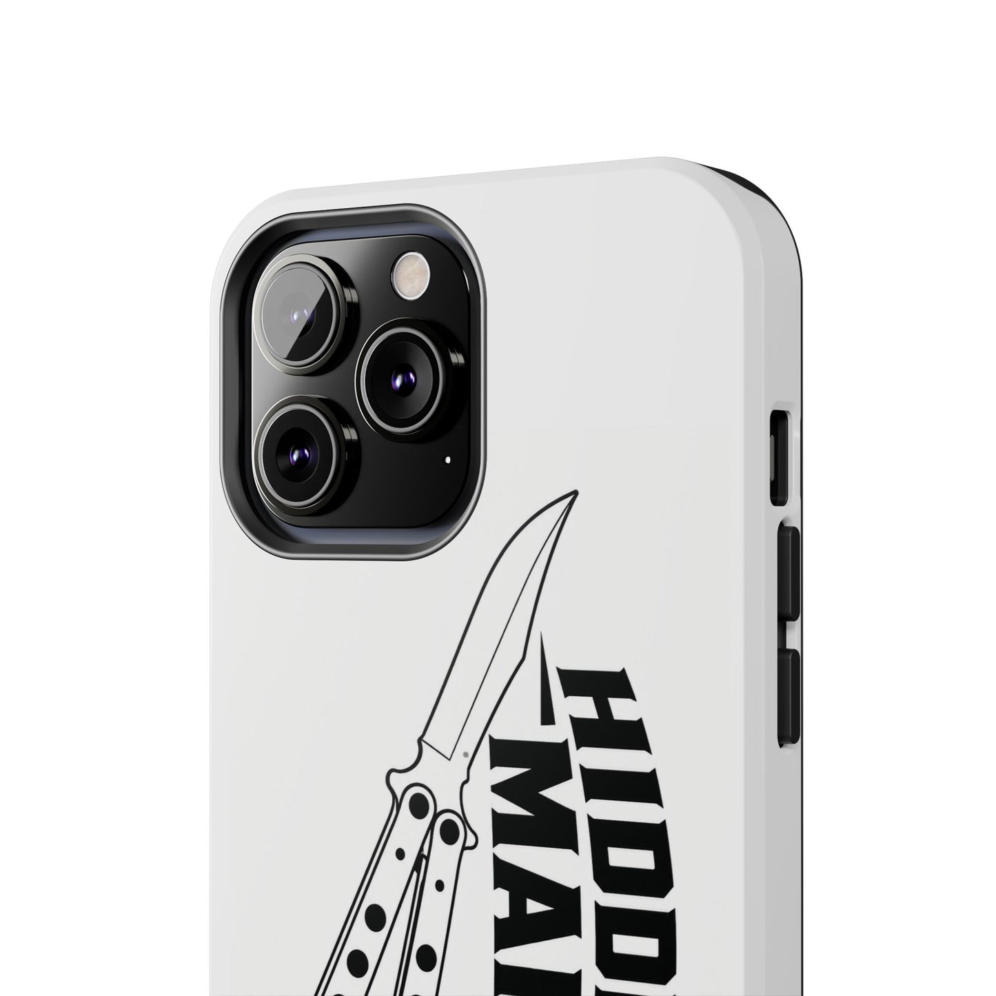 Hidden Mark Butterfly Knife Phone Case