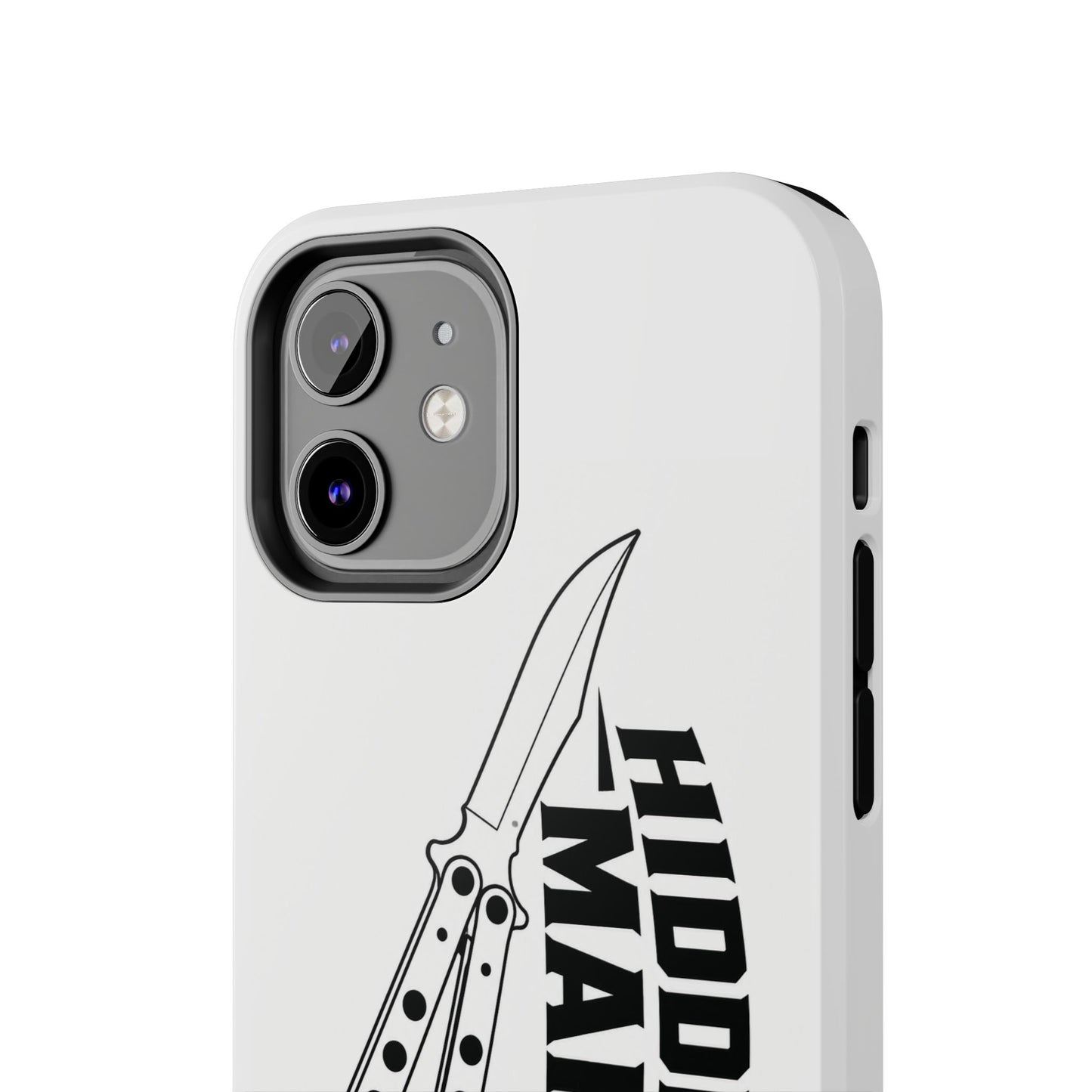 Hidden Mark Butterfly Knife Phone Case