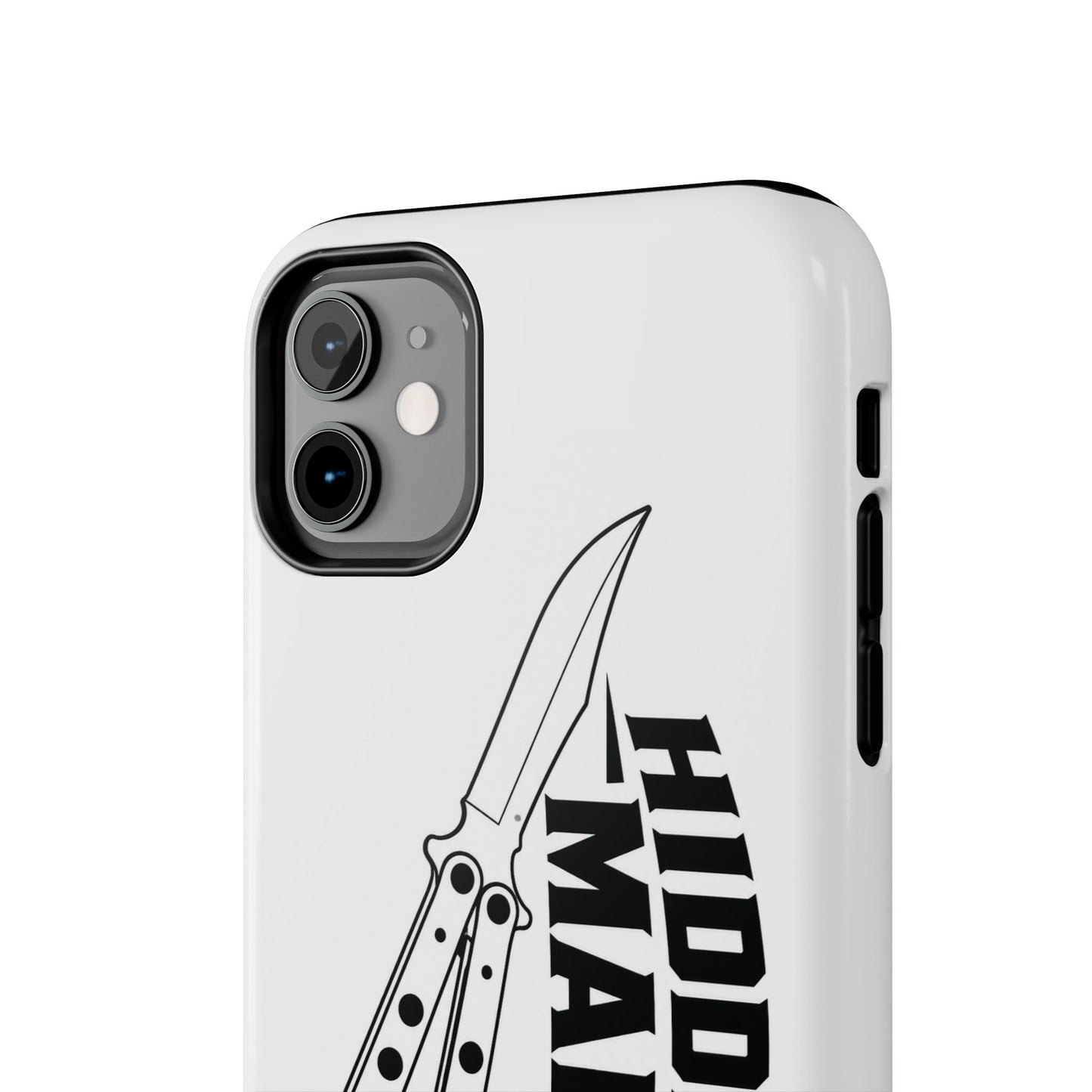 Hidden Mark Butterfly Knife Phone Case