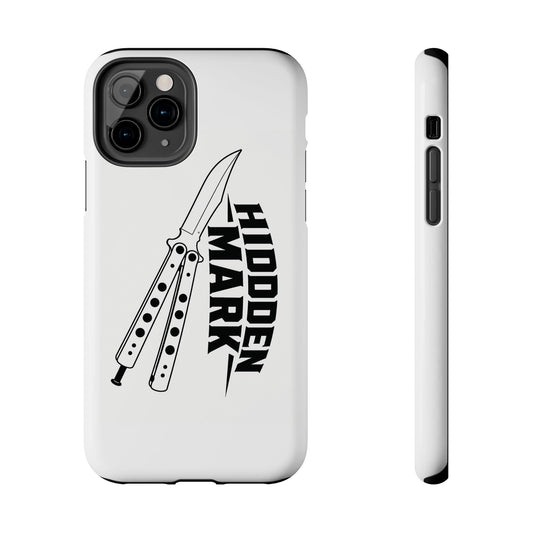 Hidden Mark Butterfly Knife Phone Case