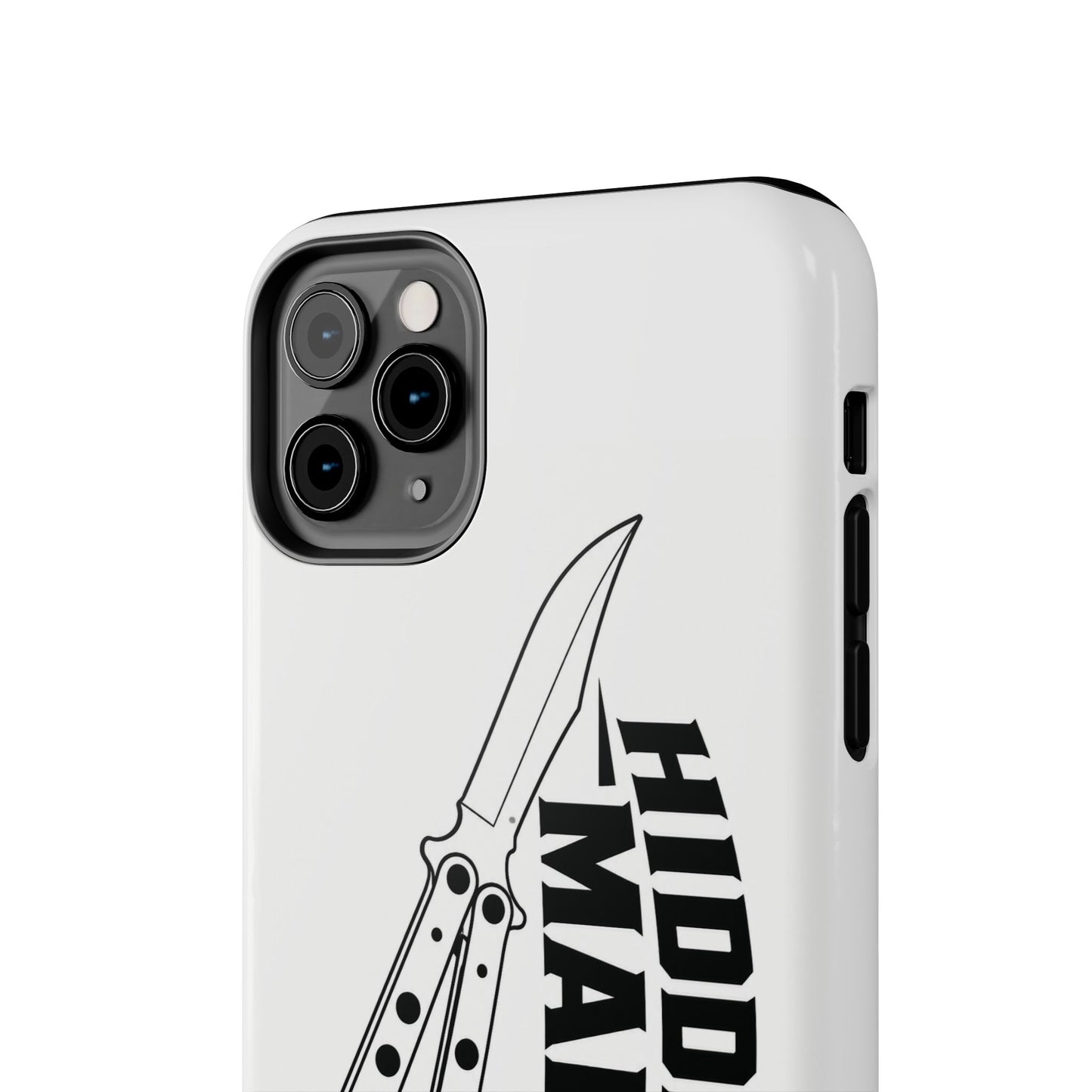 Hidden Mark Butterfly Knife Phone Case