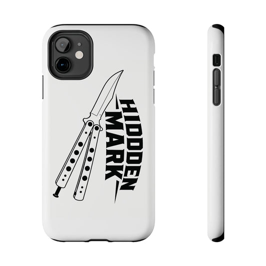 Hidden Mark Butterfly Knife Phone Case