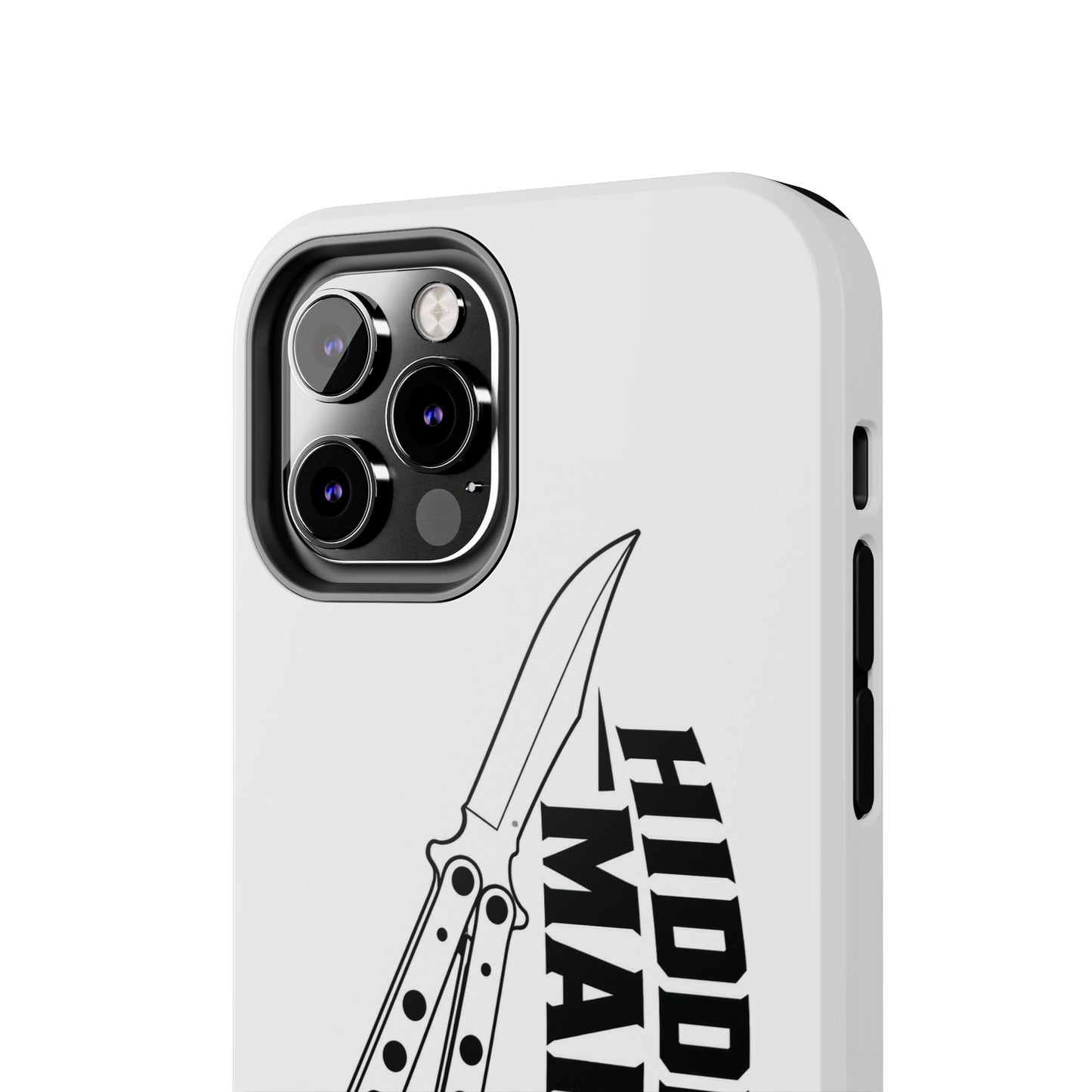Hidden Mark Butterfly Knife Phone Case